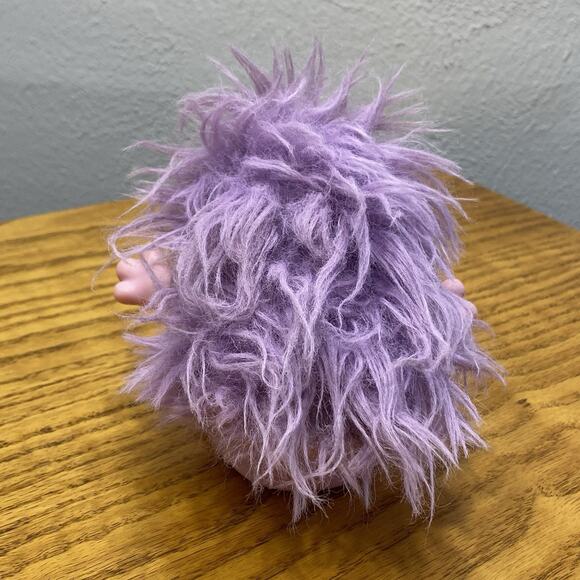 Vintage Playskool Baby Fondly Snugglebumms Pink Purple Hair Squeaker 1984 - Read - Picture 3 of 8